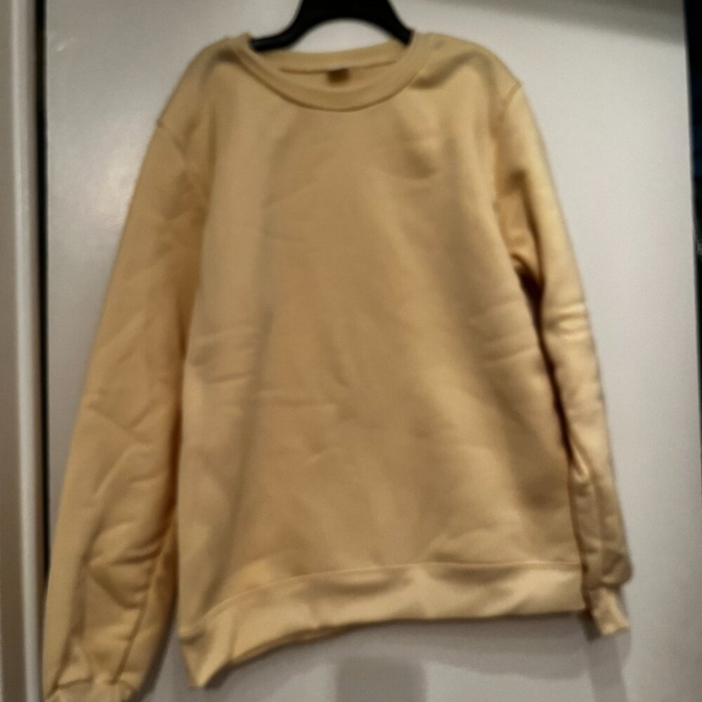Yellow Sweathshirt - Size XL - New without Tags